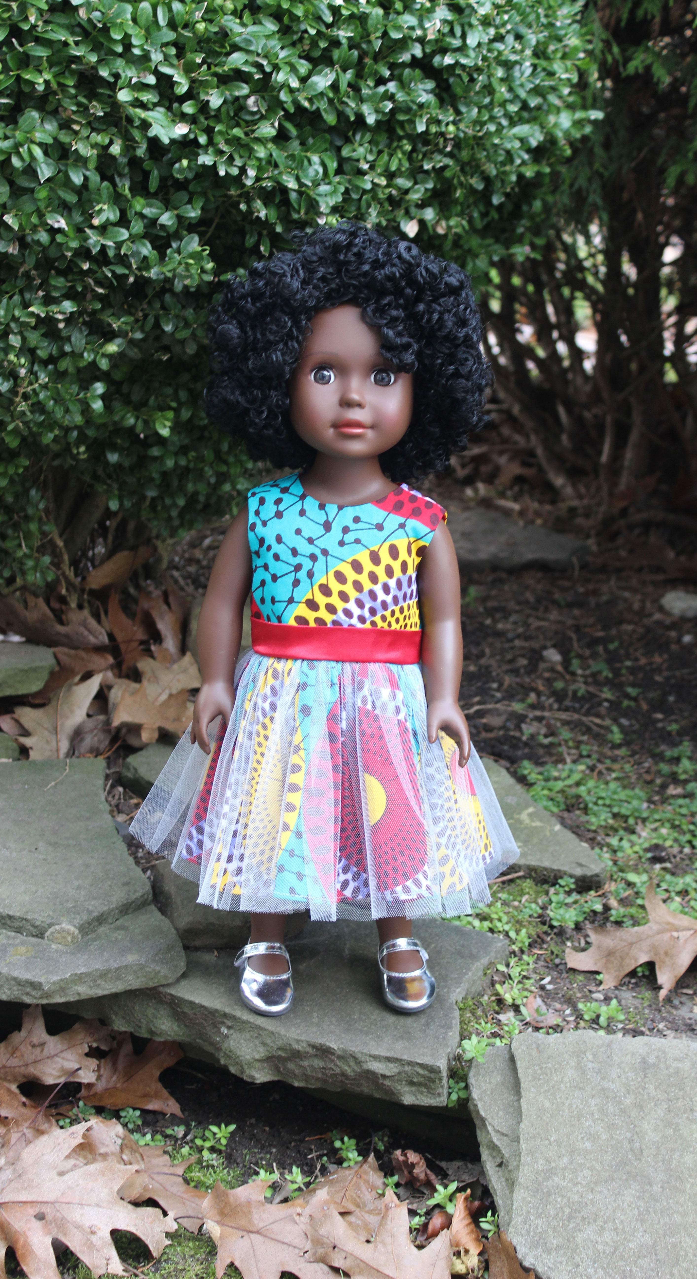 African American Dark Brown Skin Tone Doll Natural hair – IkuziDolls